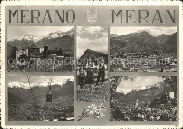 Merano Meran Schloß-Rametz Rennplatz Haflingerbahn