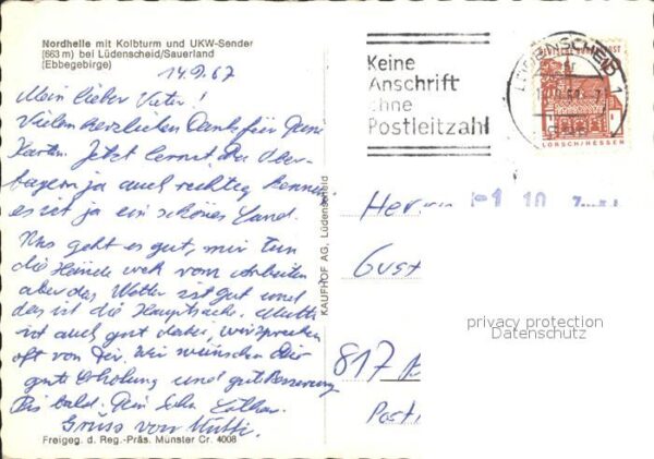 Luedenscheid Nordhelle mit Kolbturm und UKW-Sender – Bild 2