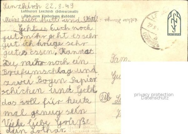 Lenzkirch Blick vom Kinderheim Ruhbühl – Bild 2