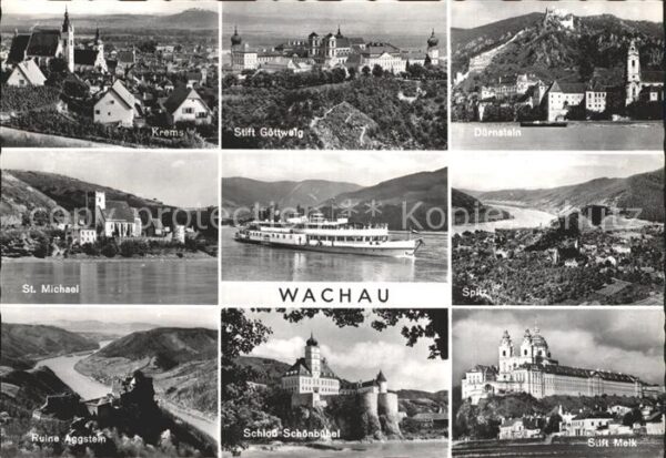 Wachau Oesterreich St. Michael Ruine-Aggstein Schloß-Schön