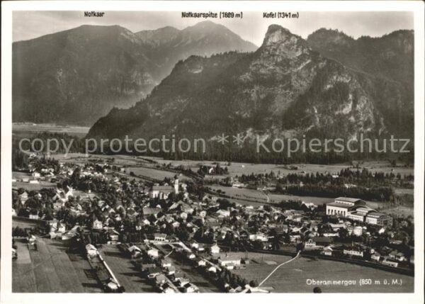Oberammergau Fliegeraufnahme