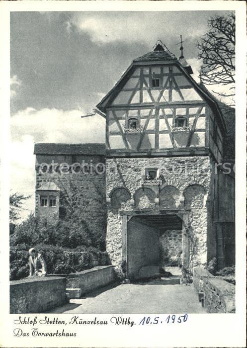 Kuenzelsau Schloß Stetten Torwartshaus