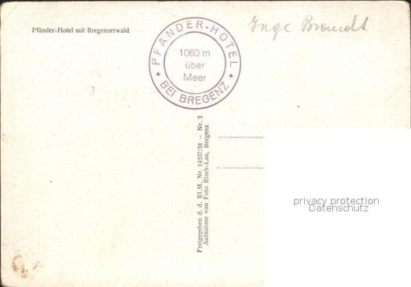 Bregenz Vorarlberg Pfänder-Hotel – Bild 2