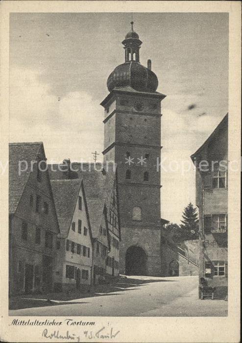 Rothenburg Tauber Torturm