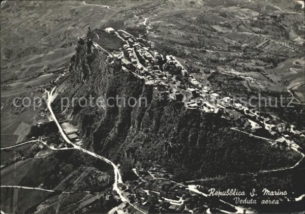 San Marino San Marino Fliegeraufnahme