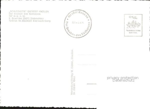 Bad Lauterberg Schutzhütte Grosser Knollen – Bild 2