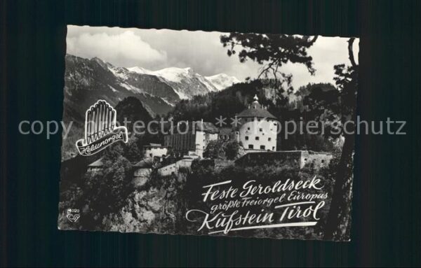 Kufstein Tirol Fester Geroldseck größte Freiorgel Euro