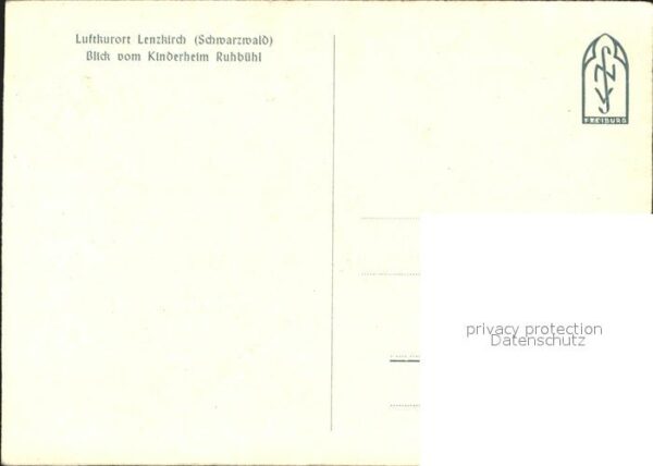 Lenzkirch Blick vom Kinderheim Ruhbühl – Bild 2