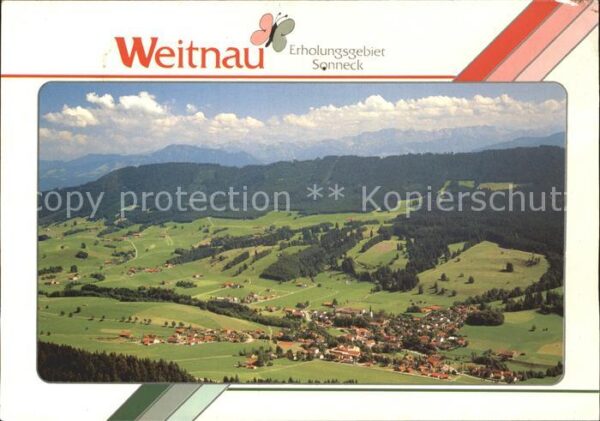 Weitnau Fliegeraufnahme Erholungsgebiet Sonneck