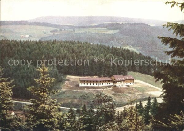 Triberg Schwarzwald Fliegeraufnahme Jugendherberge am Hofec