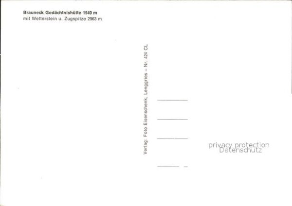 Brauneck-Gipfelhaus Gedächtnishütte mit Wetterstein und Zug – Bild 2