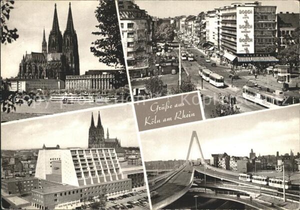 Koeln Rhein Dom Hohenzollernring Opernhaus Severinb