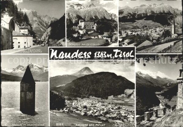 Nauders Tirol Festung Schloss-Naudersberg Turm imd Re
