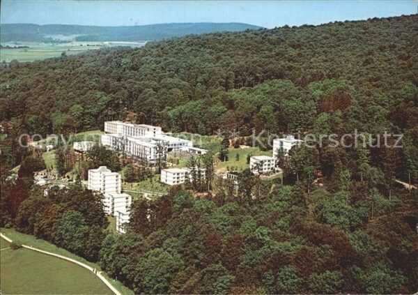 Bad Brueckenau Fliegeraufnahme Hartwald-Kurklinik der