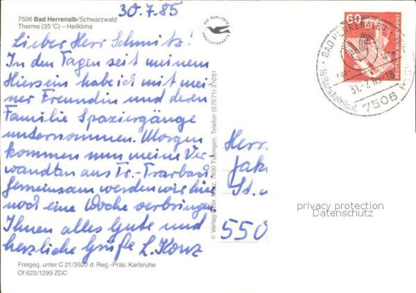 Bad Herrenalb Fliegeraufnahme – Bild 2