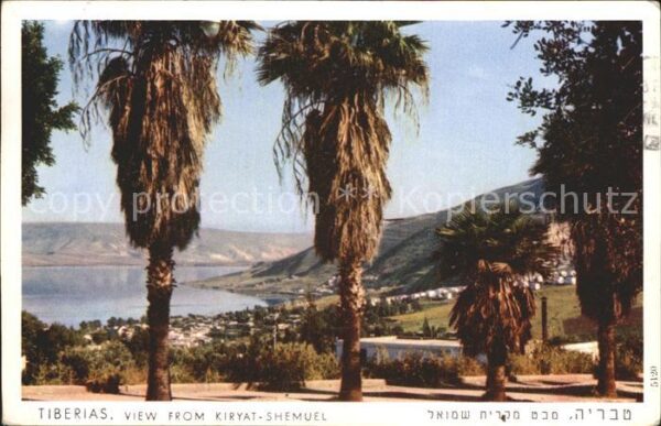 Tiberias View from Kiryat Shemuel
