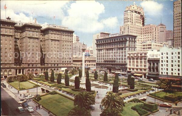 San Francisco California Union Square Hotel St Francis Park