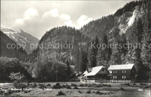 Maltatal Kaernten Gmunderhütte