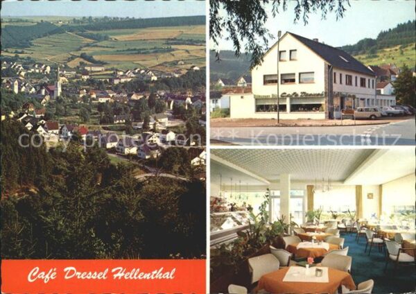 Hellenthal Eifel Cafe Dressel Ortsansicht