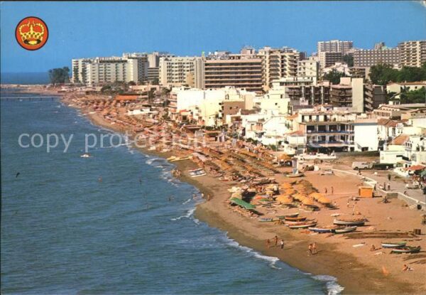 La Carihuela Sonnenküste Strand Fliegeraufnahme