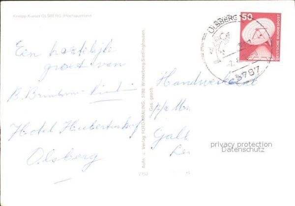 Olsberg Sauerland Teilansichten Kneipp Kurort Hallenbad F – Bild 2