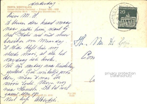 Porta Westfalica Kaiser Wilhelm Denkmal Fliegeraufnahme – Bild 2