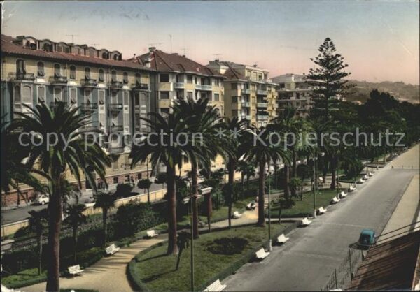 Sanremo I palmizi di Corso Trento Trieste Palme