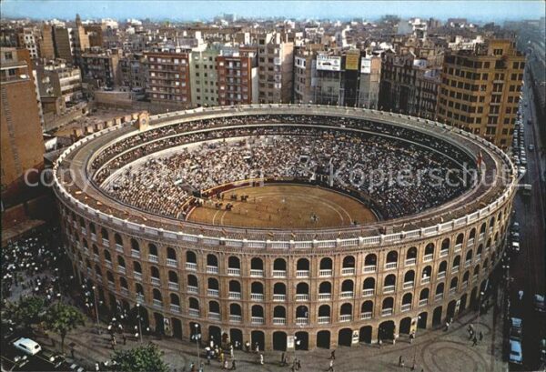 Valencia Valenciana Plaza de Toros vista aerea Stiefkampfar