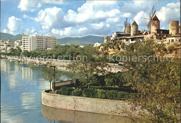 Palma de Mallorca Rincon del Puerto Hafen Windmühle