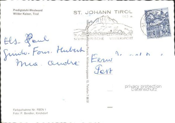 St Johann Tirol Predigtstuhl Westwand Wilder Kaiser Geb – Bild 2