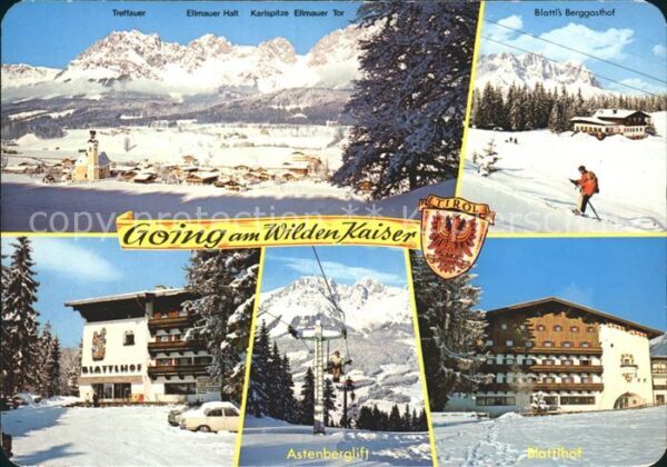 Going Wilden Kaiser Tirol Sporthotel Pension Blattlhof Winterpano