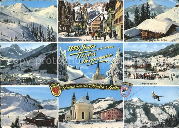 Kitzbuehel Tirol Tiroler Skiparadies rund um die Hohe Sa