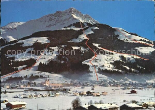 St Johann Tirol Wintersportzentrum gegen Kitzbüheler Ho