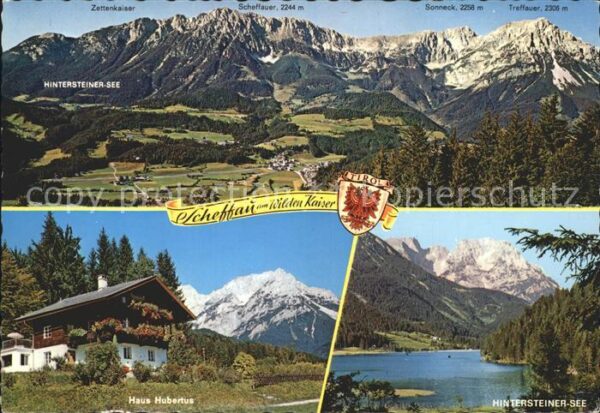 Scheffau Wilden Kaiser Panorama Kaisergebirge Haus Hubertus Hi