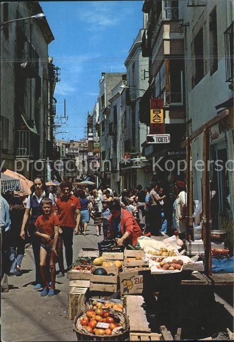 Palamos Detalle tipico typisches Strassenbild