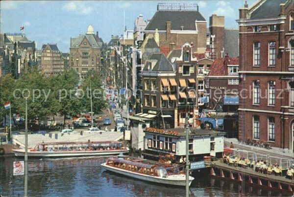 Amsterdam Niederlande Rundfahrtboot Kanal