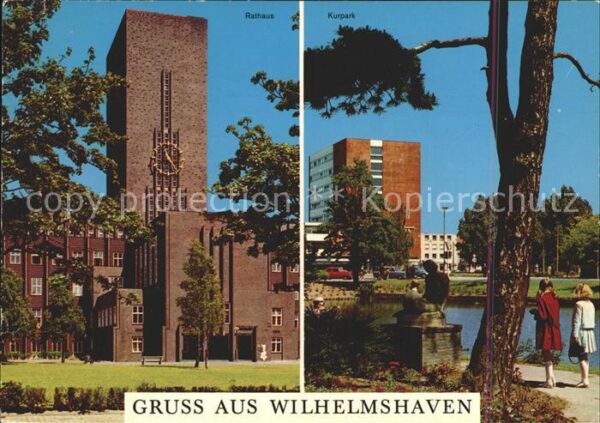Wilhelmshaven Rathaus Kurpark