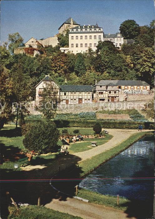 Blankenheim Ahr mit Burg und Weiher