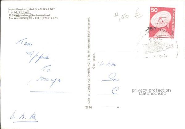 Winterberg Hochsauerland Hotel Pension Haus am Walde Skulptur – Bild 2