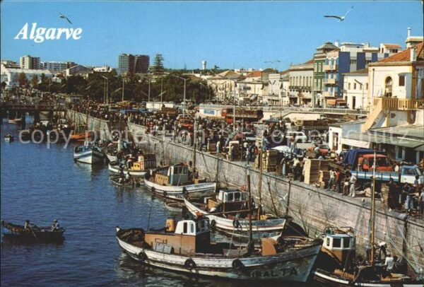 Portimao Hafen Fischkutter Algarve