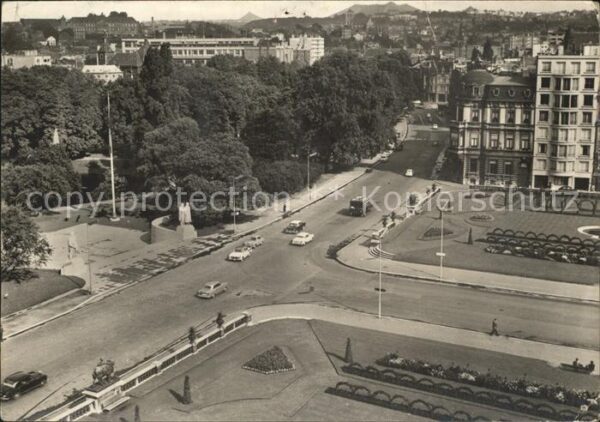 Liege Luettich Les Terrasses et le Parc d_Avroy