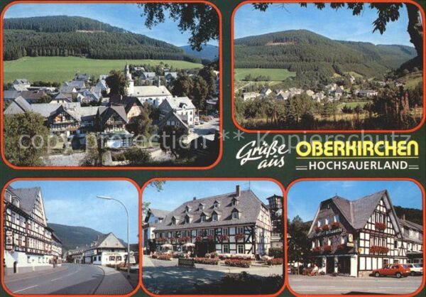 Oberkirchen Sauerland Teilansichten Fachwerkhäuser Schönstes