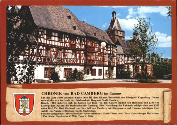Bad Camberg Chronik Kneipp Heilbad im Taunus Amthof