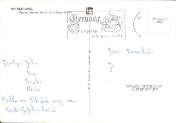 Clervaux Eglise paroissiale et le Chateau – Bild 2