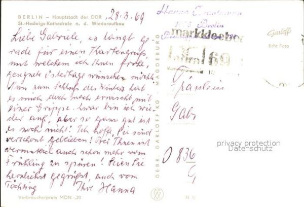 Berlin St Hedwigs Kathedrale nach dem Wiederau – Bild 2