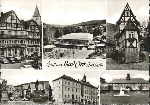 Bad Orb Altstadt Fachwerkhaus Kurhaus Ältestes