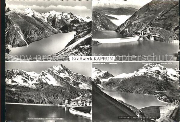 Kaprun Stausee Talsperre Kraftwerk Alpenpanora