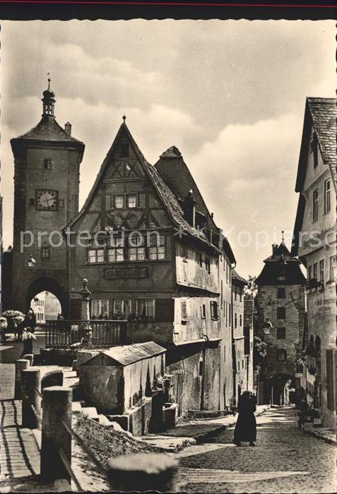 Rothenburg Tauber Plönlein