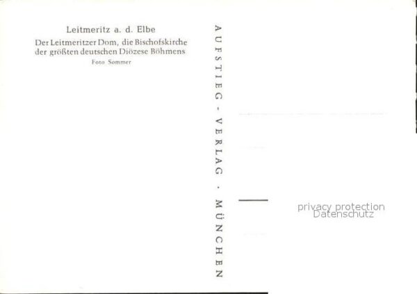 Leitmeritz Litomerice Nordboehmen Dom Bischofskirche – Bild 2