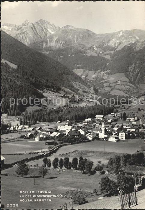 Doellach Kaernten Gesamtansicht mit Alpenpanorama Glockne